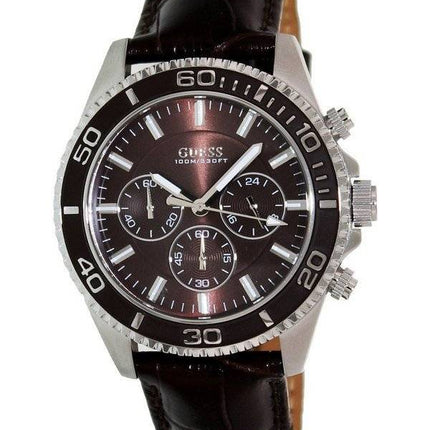 Denke Chronograph braun Leder Quarz U0171G2 Herrenuhr