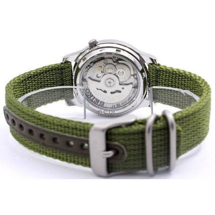 Generalüberholte Seiko 5 Militär-Nylonarmband-Automatik SNK805K2 Herrenuhr