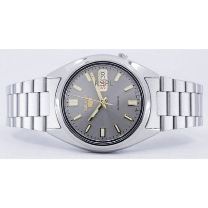 Generalüberholte Seiko 5 Automatikuhr mit grauem Zifferblatt SNXS75K1 für Herren