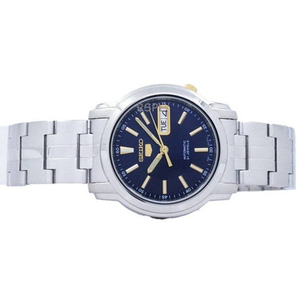 Generalüberholte Seiko 5 Automatikuhr mit blauem Zifferblatt SNKL79K1 für Herren