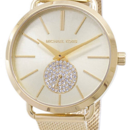 Überholte Michael Kors Portia Quarz Diamant Akzent MK3844 Damenuhr