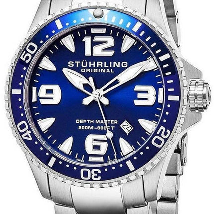 Überholte Stuhrling Original Regatta Quarz 842.01 200M Herrenuhr