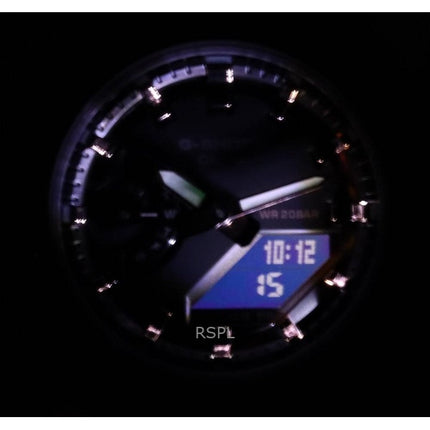 Generalüberholte Casio G-Shock Analog-Digital-Quarzuhr mit schwarzem Zifferblatt GMA-S2100-1A 200M für Damen