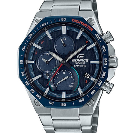 Generalüberholte Casio Edifice Bluetooth Tachymeter Analog Solar EQB-1100XDB-2A 100M Herrenuhr