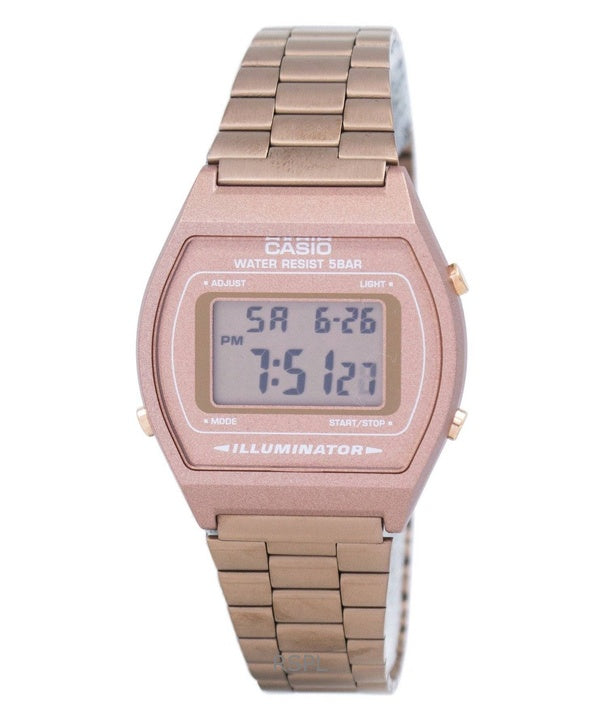 Überholte Casio Digital Edelstahl Quarz B640WC-5ADF Herrenuhr
