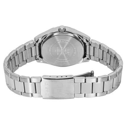 Casio Analog-Uhr aus Edelstahl mit blauem Zifferblatt, Quarzwerk, UTP-1302PD-2A1V, Unisex