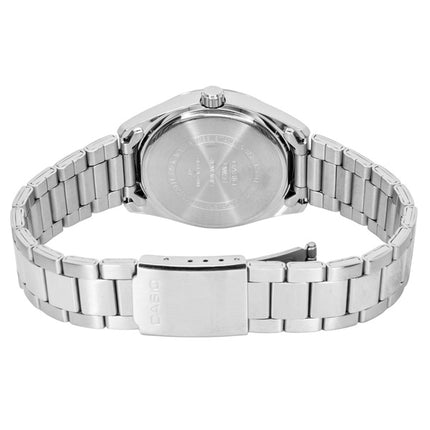 Casio Analog-Uhr aus Edelstahl mit silbernem Zifferblatt, Quarzwerk, UTP-1302PD-7AV, Unisex
