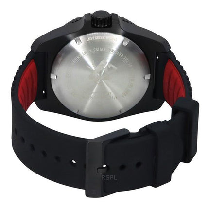 Victorinox Swiss Army Journey 1884 Kautschukarmband schwarzes Zifferblatt Quarz 241982 200M Herrenuhr