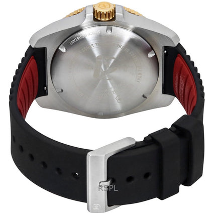 Victorinox Journey 1884 Kautschukarmband Schwarzes Zifferblatt Quarz Taucheruhr 242014 200M Herrenuhr