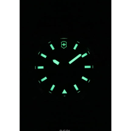 Victorinox INOX Edelstahl Blaues Zifferblatt Automatik 242020 200M Herrenuhr