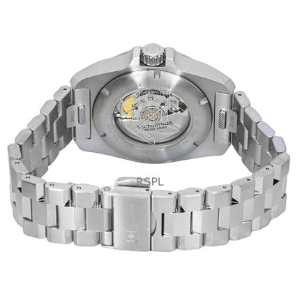 Victorinox INOX Edelstahl Blaues Zifferblatt Automatik 242020 200M Herrenuhr