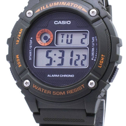 Casio Jugend W 216H 3BV W216H-3BV Illuminator Unisex Quarzuhr