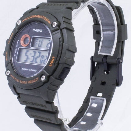 Casio Jugend W 216H 3BV W216H-3BV Illuminator Unisex Quarzuhr