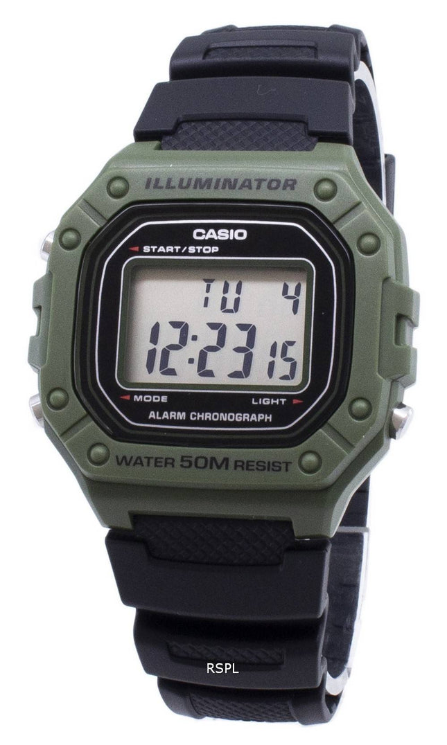 Casio Youth W-218H-3BY W218H -3BY Digital Herrenuhren
