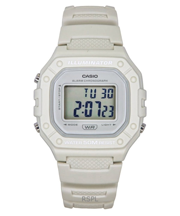 Casio Youth Digital Resin Armband Quarz W-218HC-8AV Unisex-Uhr