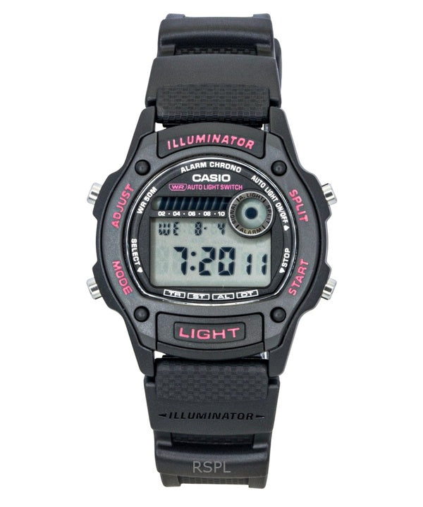 Casio Standard Digitaluhr mit biobasiertem Harzarmband, Quarzwerk, Modell W-220H-1A2V, Unisex