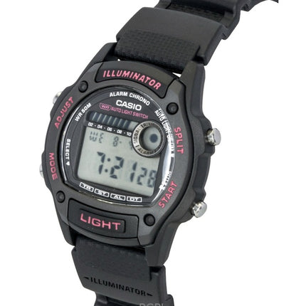 Casio Standard Digitaluhr mit biobasiertem Harzarmband, Quarzwerk, Modell W-220H-1A2V, Unisex