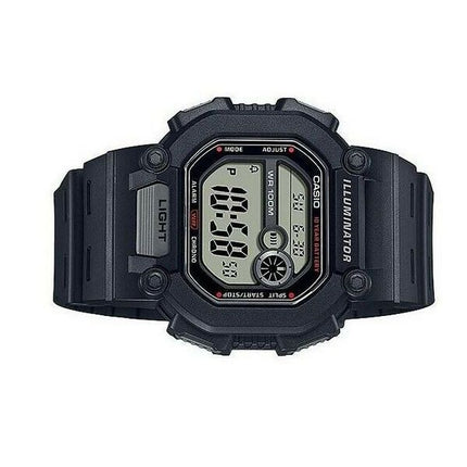Casio Jugend Dual Time Illuminator W-737H-1A W737H-1 100M Herrenuhr