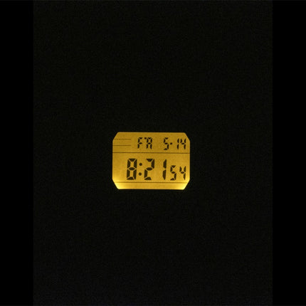 Casio Digitaluhr mit Harzarmband, schwarzem Zifferblatt, Quarzwerk, W-738H-1AV, wasserdicht bis 100 m, Herrenuhr