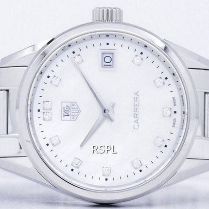 TAG Heuer Carrera Quarz Diamant Akzent WAR1314. BA0778 Damenuhr