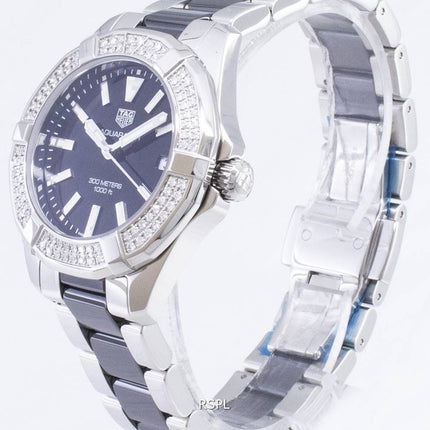 Tag Heuer Aquaracer WAY131E. BA0913 Diamond Accents Quartz 300M Damen uhr