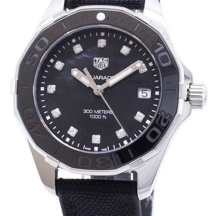 Tag Heuer Aquaracer WAY131M. FT6092 Diamond Accents Quartz 300M Damen uhr