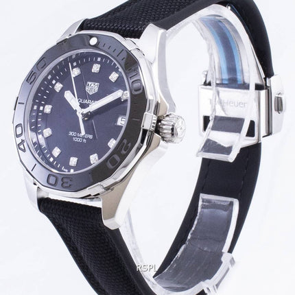 Tag Heuer Aquaracer WAY131M. FT6092 Diamond Accents Quartz 300M Damen uhr