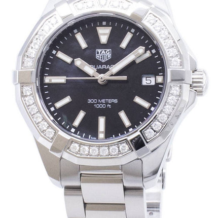 Tag Heuer Aquaracer WAY131P. BA0748 Diamond Accents Quartz 300M Damen uhr