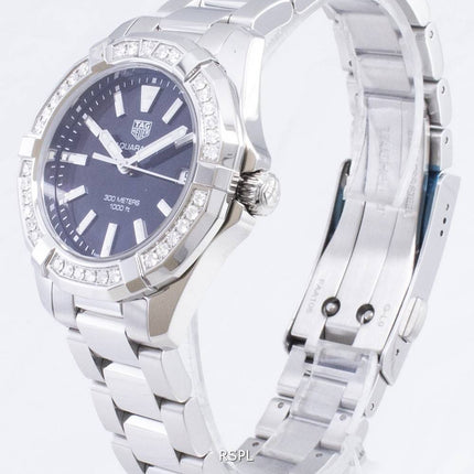 Tag Heuer Aquaracer WAY131P. BA0748 Diamond Accents Quartz 300M Damen uhr