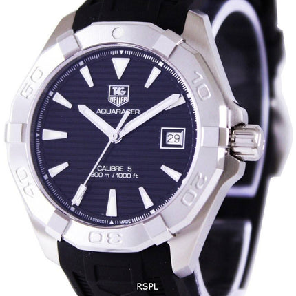 Tag Heuer Aquaracer Calibre 5 schwarzen Zifferblatt 300M WAY2110. FT8021 Herrenuhr