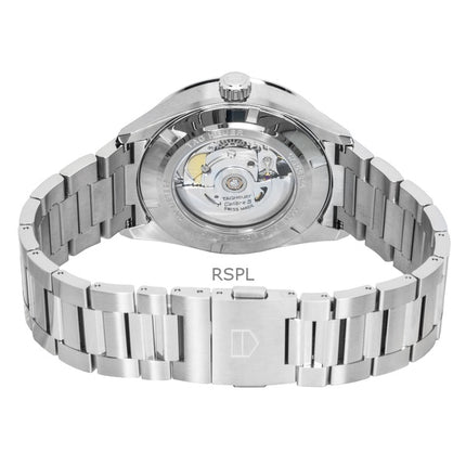 Tag Heuer Carrera Edelstahl Schwarzes Zifferblatt Automatik WBN2013.BA0640 100M Herrenuhr