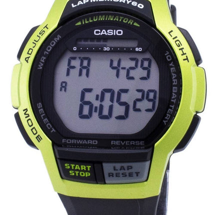 Casio Jugend WS-1000H-3AV WS1000H-3AV Illuminator Digital Herrenuhr