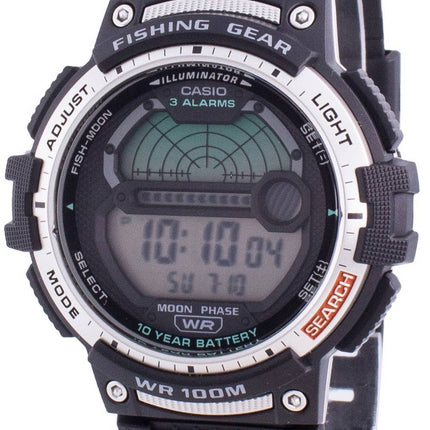 Casio Jugend WS-1200H-1AV Quarz Mondphase Herrenuhr