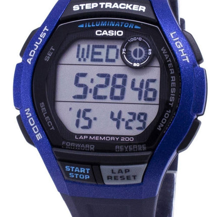Casio Jugend WS-2000 H-2AV WS2000H-2AV Illuminator Digital Herrenuhr