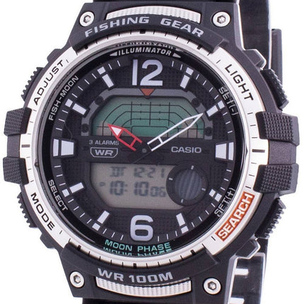 Casio Jugend WSC-1250H-1AV Quarz Mondphase Herrenuhr