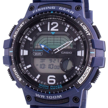 Casio Jugend WSC-1250H-2AV Quarz Mondphase Herrenuhr