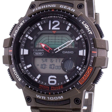 Casio Jugend WSC-1250H-3AV Quarz Mondphase Herrenuhr