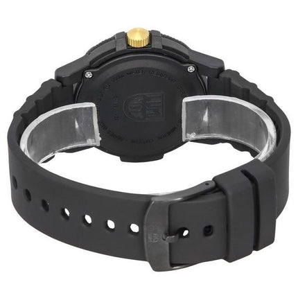 Luminox Sea Turtle Giant Kunststoffarmband, goldenes Zifferblatt, Quarz XS.0325.GP 100M Herrenuhr