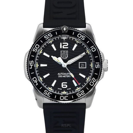 Luminox Pacific Diver Kautschukarmband schwarzes Zifferblatt Automatik XS.3101 200M Herrenuhr