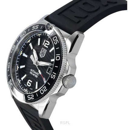 Luminox Pacific Diver Kautschukarmband schwarzes Zifferblatt Automatik XS.3101 200M Herrenuhr