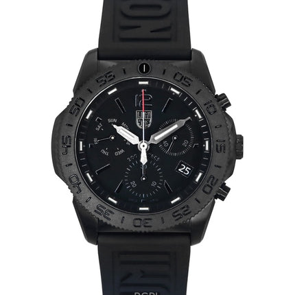 Luminox Pacific Diver Chronograph Kautschukarmband Schwarzes Zifferblatt Quarz XS.3141.BO.1.SET 200M Herrenuhr