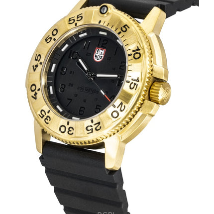 Luminox Navy Seal Foundation, Kautschukarmband, schwarzes Zifferblatt, Quarz-Taucheruhr XS.3221.NSF, 200 m, Herrenuhr