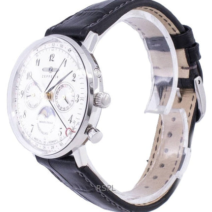 Generalüberholte Herrenuhr der Zeppelin-Serie LZ 129 Hindenburg, hergestellt in Deutschland, Referenznummer 7037-1/70371