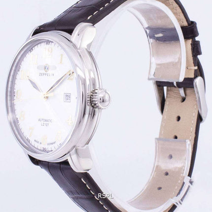 Generalüberholte Herrenuhr der Zeppelin-Serie LZ127 Graf, hergestellt in Deutschland, Automatikwerk 7656-1/76561