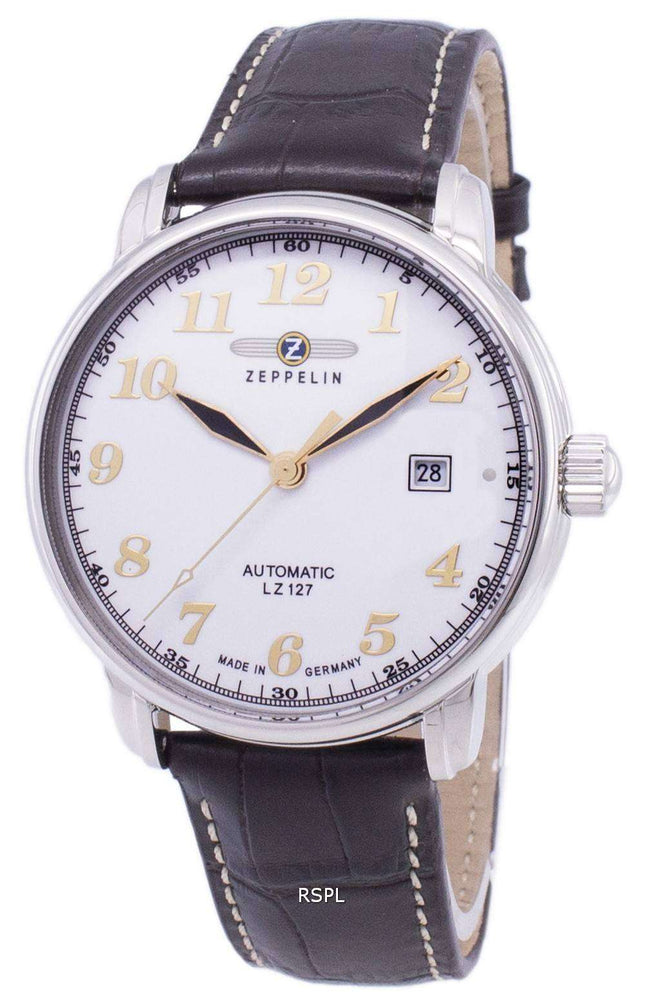 Generalüberholte Herrenuhr der Zeppelin-Serie LZ127 Graf, hergestellt in Deutschland, Automatikwerk 7656-1/76561