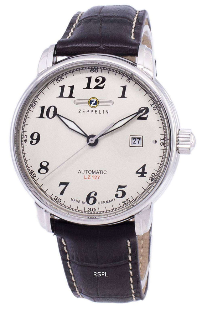 Generalüberholte Zeppelin Series LZ127 Graf Automatik Herrenuhr, hergestellt in Deutschland, Referenznummer 7656-5/76565