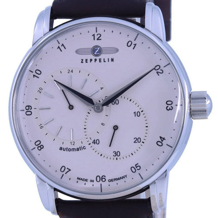 Generalüberholte Zeppelin New Captain's Line Herrenuhr mit beigem Zifferblatt, Automatik, Kaliber 8662-5/86625