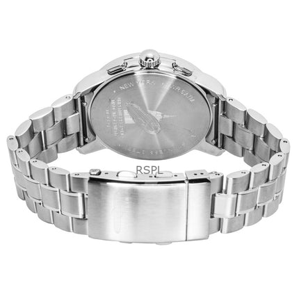 Zeppelin New York Chronograph Edelstahl Blaues Zifferblatt Quarz 8878MB3 Herrenuhr