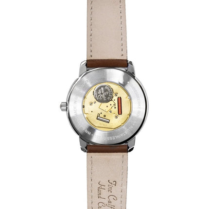 Zeppelin Mediterranee Herrenuhr mit Lederarmband, beigem Zifferblatt und Quarzwerk, Modell 96405