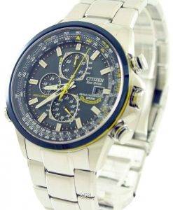Citizen World Chronograph AT8020-54L Eco-Drive Blue Angels Radio Controlled Mens Watch